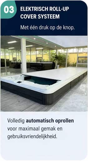 Elektrisch roll-up cover systreem