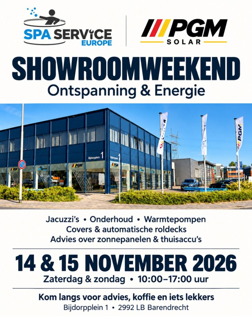 Showroom weekend 14 en 15 november 2026