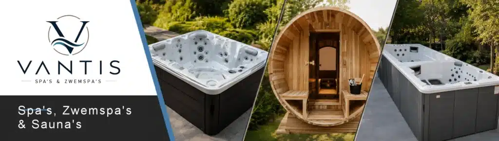 Vantis Spa, zwemspa en sauna banner